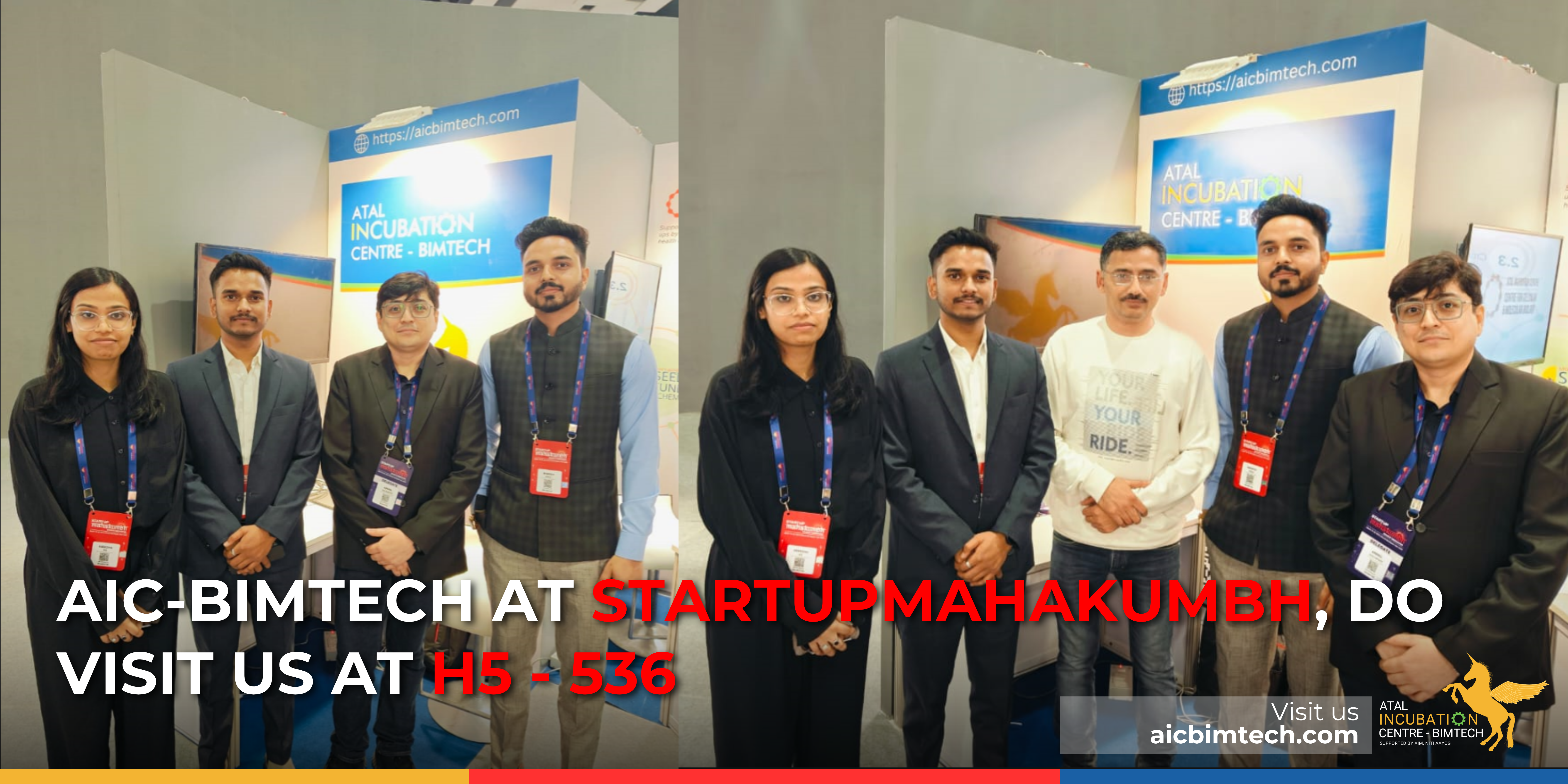 AICBIMTECH Startup Spark Inspiration at Startup Mahakumbh 2024